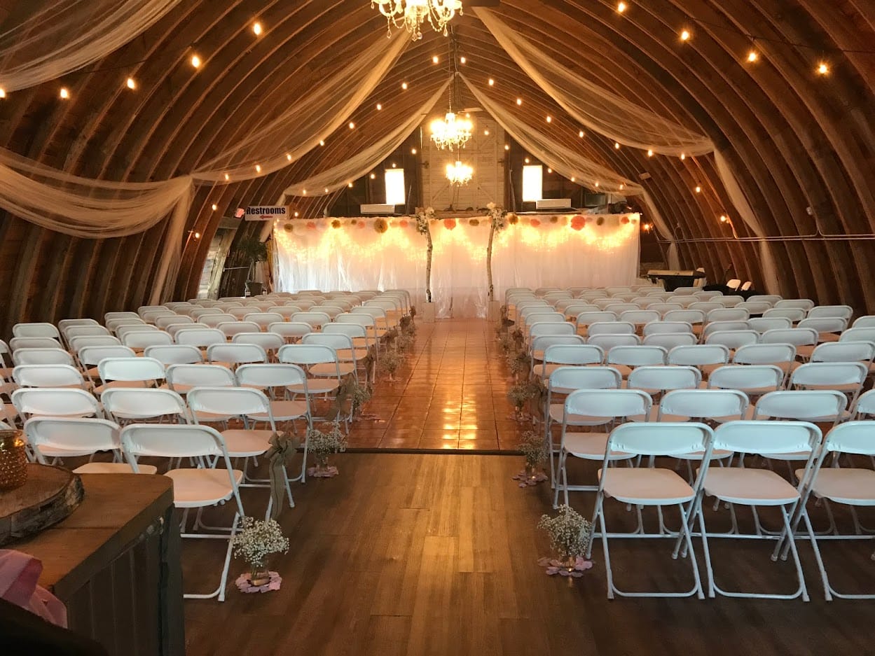 Indoor Barn Wedding