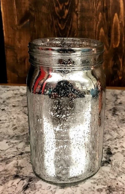 silver metallic jar 2